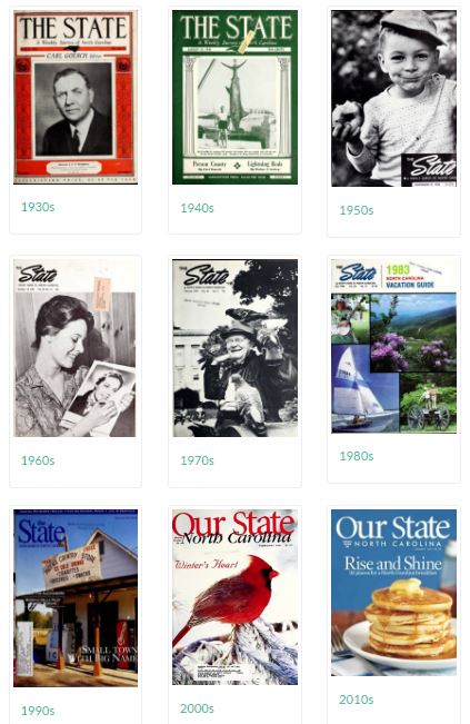 Visit the Our State Online collection at the North Carolina Digital Collections here.