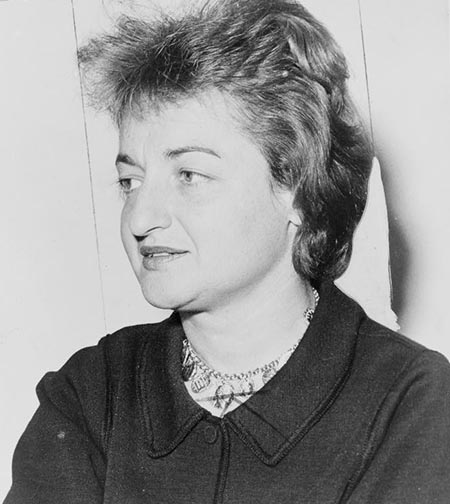 This is a photograph of Betty Friedan from 1964.
