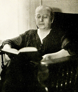 A photograph of Lula Verlinda Martin McIver, circa 1921. Image from Archive.org.