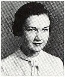 Yearbook photo of Grace Collins [Boddie] taken during her freshman year at State Teacher's College in Farmville, V.A. From the 1934 "Virginian",  Longwood University Digital Commons.