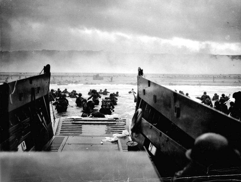 U.S. troops land on Omaha Beach U.S. troops land on Omaha Beach