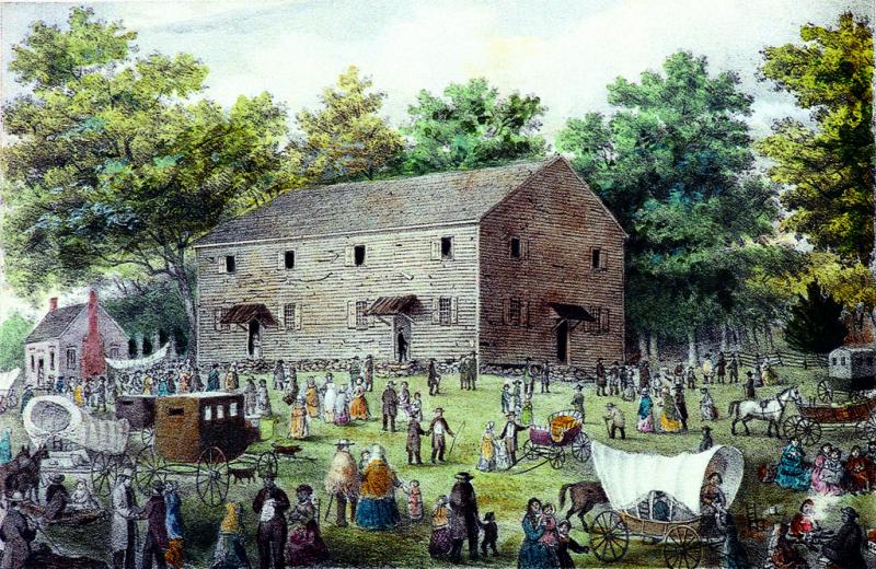 Friends Meeting House painting
