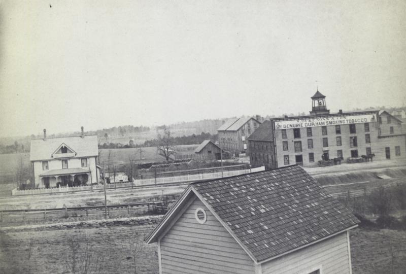 Duke Tobacco Factory and surrounding buildings"