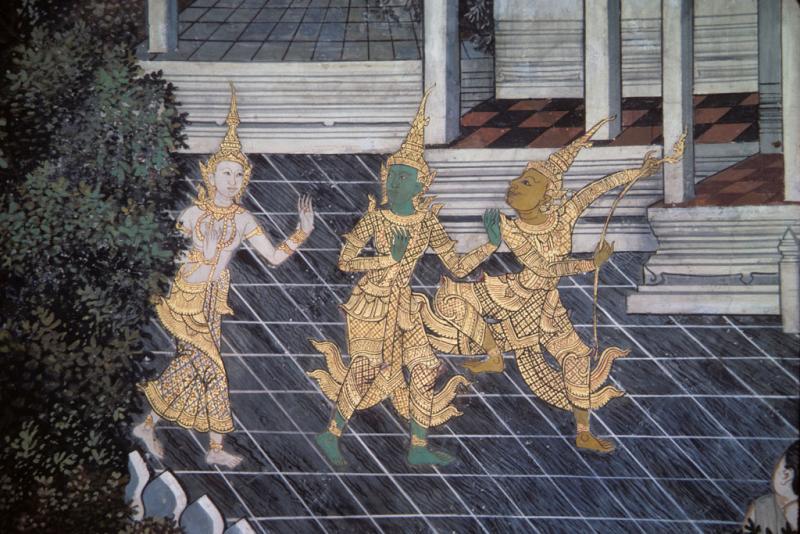 <img typeof="foaf:Image" src="http://statelibrarync.org/learnnc/sites/default/files/images/thai_rama_063.jpg" width="1024" height="683" alt="Sita, Rama, and Laksman depart palace for forest exile" title="Sita, Rama, and Laksman depart palace for forest exile" />