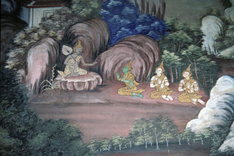 <img typeof="foaf:Image" src="http://statelibrarync.org/learnnc/sites/default/files/images/thai_rama_068.jpg" width="1024" height="683" alt="Hermit speaks to Rama, Laksman, and Sita" title="Hermit speaks to Rama, Laksman, and Sita" />