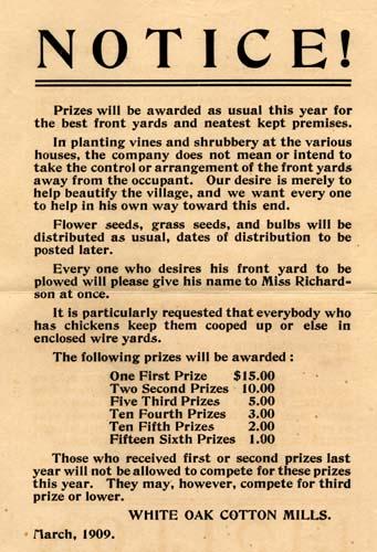 <img typeof="foaf:Image" src="http://statelibrarync.org/learnnc/sites/default/files/images/whiteoaknotice.jpg" width="341" height="500" alt="White Oak Cotton Mills: Notice!" title="White Oak Cotton Mills: Notice!" /> <img typeof="foaf:Image" src="http://statelibrarync.org/learnnc/sites/default/files/images/whiteoaknotice.jpg" width="341" height="500" alt="White Oak Cotton Mills: Notice!" title="White Oak Cotton Mills: Notice!" />