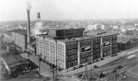 American Tobacco Company factory, circa 1926. Image courtesy of Preservation Durham, UNC Libraries. 