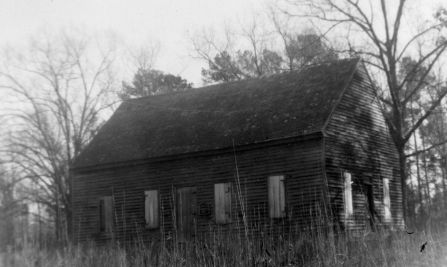 Brown Marsh Presbyterian Church, Bladen County, North Carolina, 1828. Image courtesy of Special Collections Research Center at NCSU Libraries.