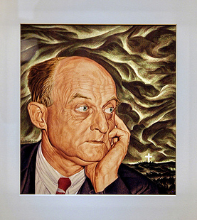 Portrait of Reinhold Niebuhr by Ernest Hamlin Baker, 1948. Image from Flickr user cliff1066™.