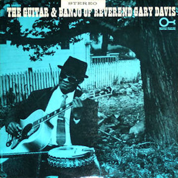 1964 album cover of The Guitar & Banjo of Reverend Gary Davis