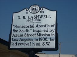 Gaston Cashwell, NC Historical Marker. Image courtesy of the North Carolina Office of History & Archives. 