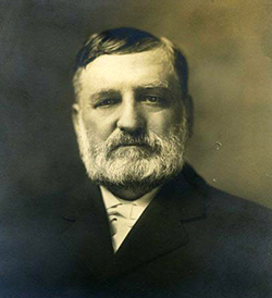 Samuel Fox Mordecai (1852-1927), Trinity College law professor. Image from the North Carolina Museum of History.