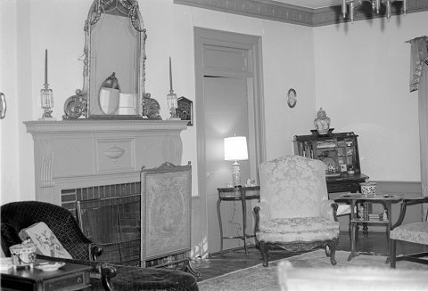 Interior of the Rosedale Plantation. Image courtesy of the State Archives of North Carolina.