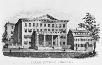 Salem Female Academy, ca. 1869. North Carolina Collection, University of North Carolina at Chapel Hill Library.