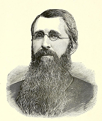 An engraving of John C. Scarborough published in 1892. Image from the Internet Archive.