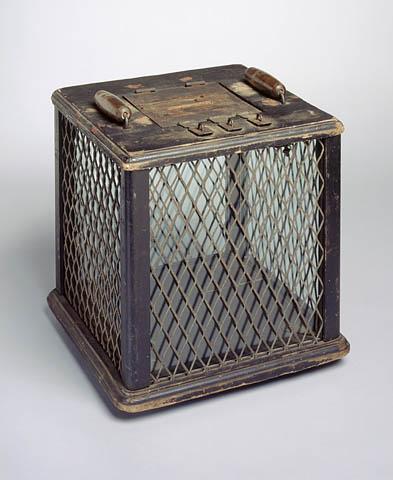 Ballot box, circa 1860-1950. Image from the North Carolina Museum of History.