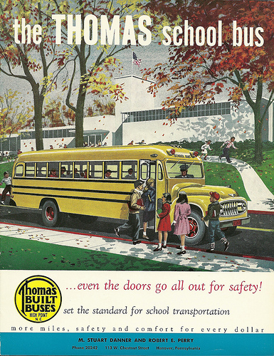 Thomas Built Buses, Inc. catalog, circa 1950s.