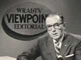 Jesse Helms on WRAL-TV. Image from UNC-TV.