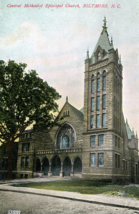 Central Methodist Episcopal Church, Biltmore, North Carolina. Image courtesy of North Carolina State Archives. 