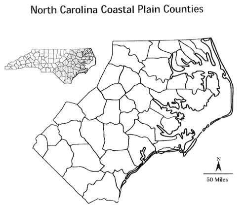 North Carolina Coastal Plain Counties