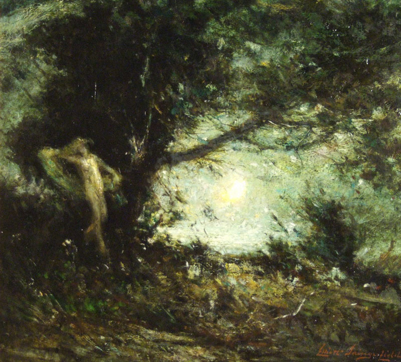 Wood Sprite, 1920, by Elliott Daingerfield. Image courtesy of the Cameron Art Museum. 