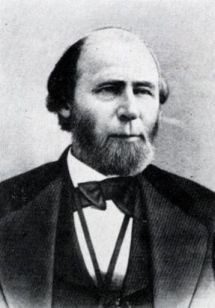 Portrait of William Woods Holden, governor of North Carolina in 1865 and from 1868 to 1871. 