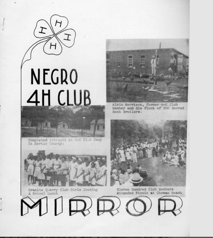 Negro 4H Club Mirror, publication ca. 1939. Item gng00211, Green 'N' Growing Project, Special Collections Research Center, NCSU Libraries': Rare & Unique Digital Collections. 