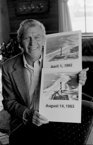 Andy Griffith and Cape Hatteras Lighthouse photos