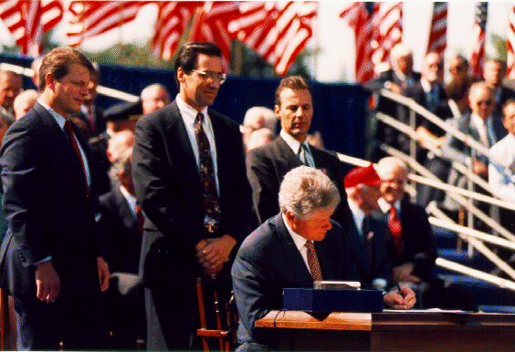 Bill Clinton Signing NAFTA
