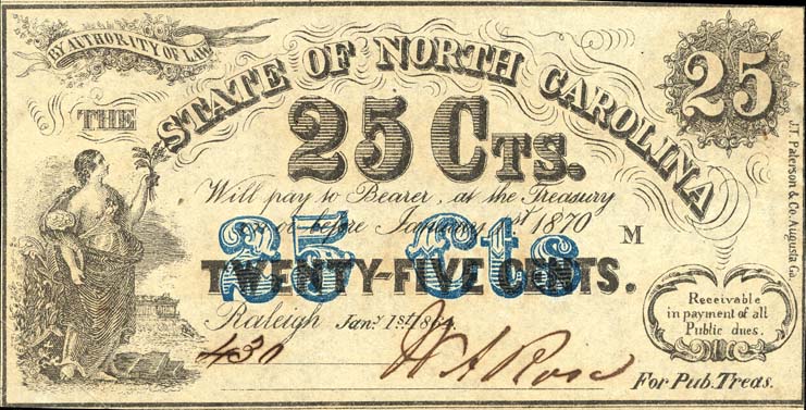 25-cent note, 1862