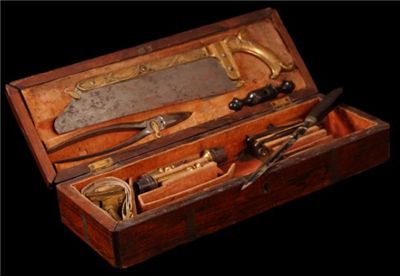 Amputation Kit used by Dr. Gordon (from the County Doctor Museum)