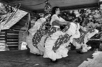Venezuelan dancers perform at the 2005 Fiesta del Pueblo, an annual festival celebrating Latino culture in North Carolina. Photograph courtesy of El Pueblo, Inc.