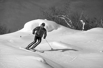 Skiing on Sugar Mountain near Banner Elk. Photograph courtesy of North Carolina Division of Tourism, Film, and Sports Development.
