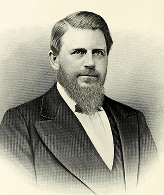 An engraving of Joseph Henry Baker published in 1917. Image from the Internet Archive / N.C. Goverment & Heritage Library.