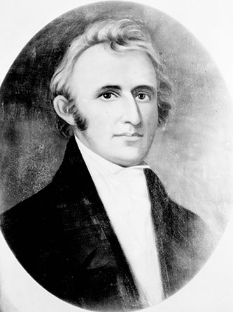 Photograph of a portrait of Hutchins Gordon Burton. Image from the State Archives of North Carolina.