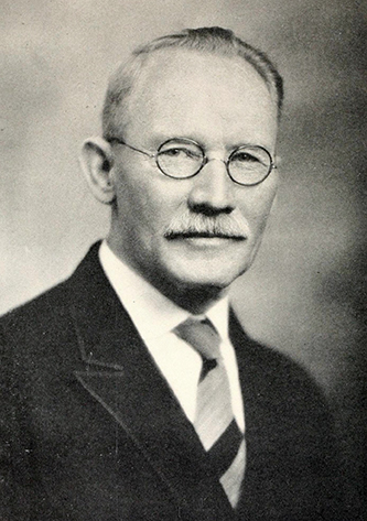 A photograph of James Archibald Campbell published in the 1927 Campbell University yearbook. Image from the Internet Archive.