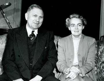 Governor R. Gregg Cherry and his wife, Mildred Stafford Cherry, 1950-1957. Image from the North Carolina Museum of History.