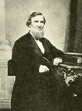 A photograph of William Dewey Cooke (1811-1885) published in 1919. Image from the Internet Archive.