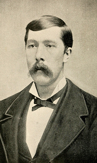 A photograph of Shepherd Monroe Dugger published in 1892. Image from the Internet Archive.