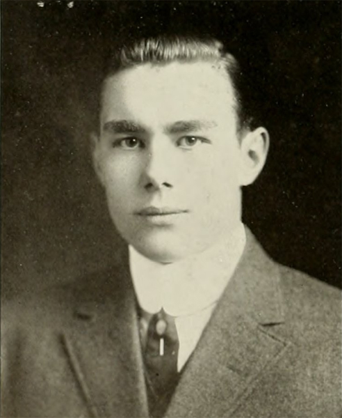 Senior portrait of Percy Bell Ferebee, from the 1913 North Carolina College of Agriculture and Mechanic Arts yearbook <i>The Agromeck</i>.  Item #agromeck1913nort, Agromeck Yearbooks, Rare & Unique Collections, NCSU Libraries. 