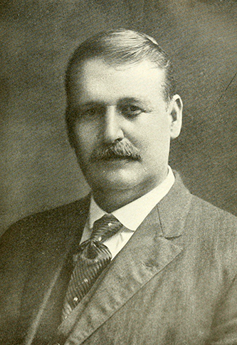 A photograph of William Cicero Hammer published in 1919. Image from the Internet Archive.
