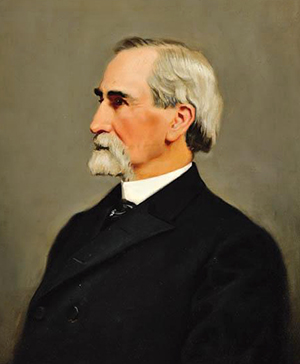 Portrait of Dr. Edmund Burke Hawyood, by W.G. Randall (or a copy of a painting by him). Image from the North Carolina Museum of History.