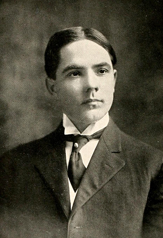 "Prof. J. Henry Highsmith Faculty Editor." Photograph. The Howler. [Wake Forest, N.C.]: Philomathesian and Euzelian Literary Societies of Wake Forest College. 1910.12.