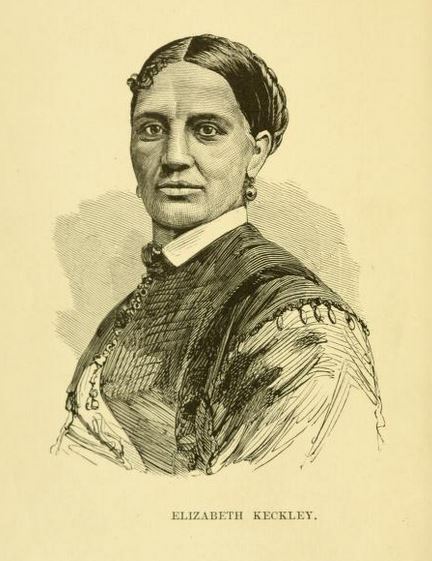 Engraved portrait of Elizabeth Keckly (Keckley), from <i>Behind the Scenes; or, Thirty Years a Slave, and Four Years in the White House</i>, published 1868 by G.W. Carleton & Co., New York. 