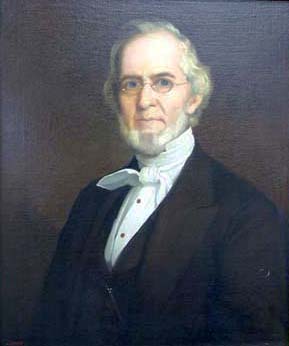 A copy of a William Garl Browne portrait of Drury Lacy Jr. by J. Bentz. Image from Davidson College.