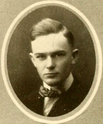 Senior portrait of John Walker Lambeth, Jr., from the Trinity College (Durham, NC) yearbook <i>The Chanticleer,</i> 1916, Volume Five. 