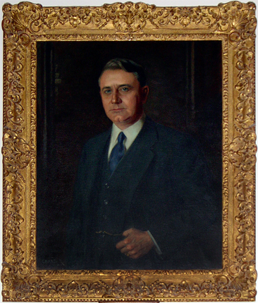"Arthur Carl Lee," portrait, oil on canvas, by Douglas Chandor, 1931. From the Duke University Archives Art and Artifacts Collection. Presented on DukeSpace. Used under Creative Commons License CC BY-NC-ND. 
