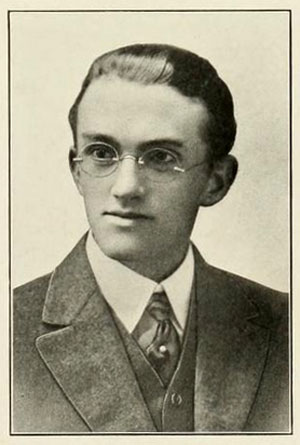 Senior portrait of Frederick Bays McCall.  From the University of North Carolina yearbook <i>The Yackety Yack</i>, Volume 15, p. 67, published 1915 by the Dialectic and Philanthropic Literary Societies and the Fraternities of the University of North Carolina at Chapel Hill. 