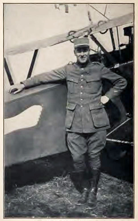 Photograph of James Rogers McConnell, circa 1915.  In <i>Flying for France with the American Escadrille at Verdun,</i> published 1917.  From Archive.org.