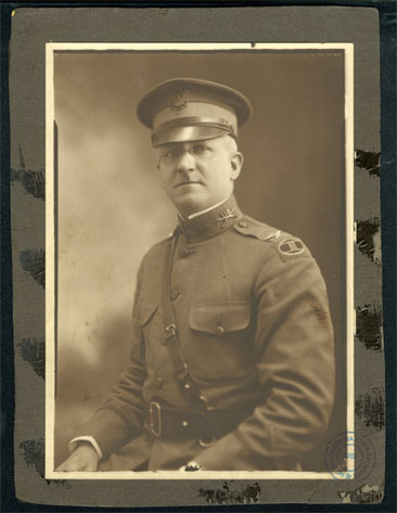 Photo of Colonel John Van Bokkelen Metts, 119th Infantry Regiment, 30th Division, c. 1919.  From the Van Bokkelen Metts Collection, State Archives of North Carolina.  Item used courtesy of the North Carolina Department of Cultural Resources. 